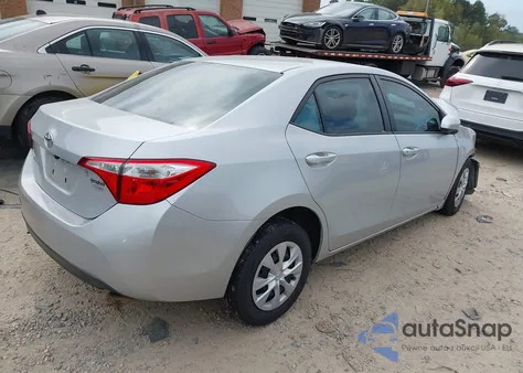 2014 Toyota Corolla L z USA, uszkodzony, nr VIN 2T1BURHE3EC150702